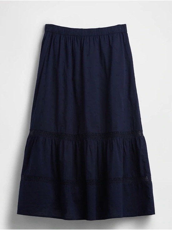 GAP Dresses & Skirts - Navy Relaxed Tiered Maxi Skirt
